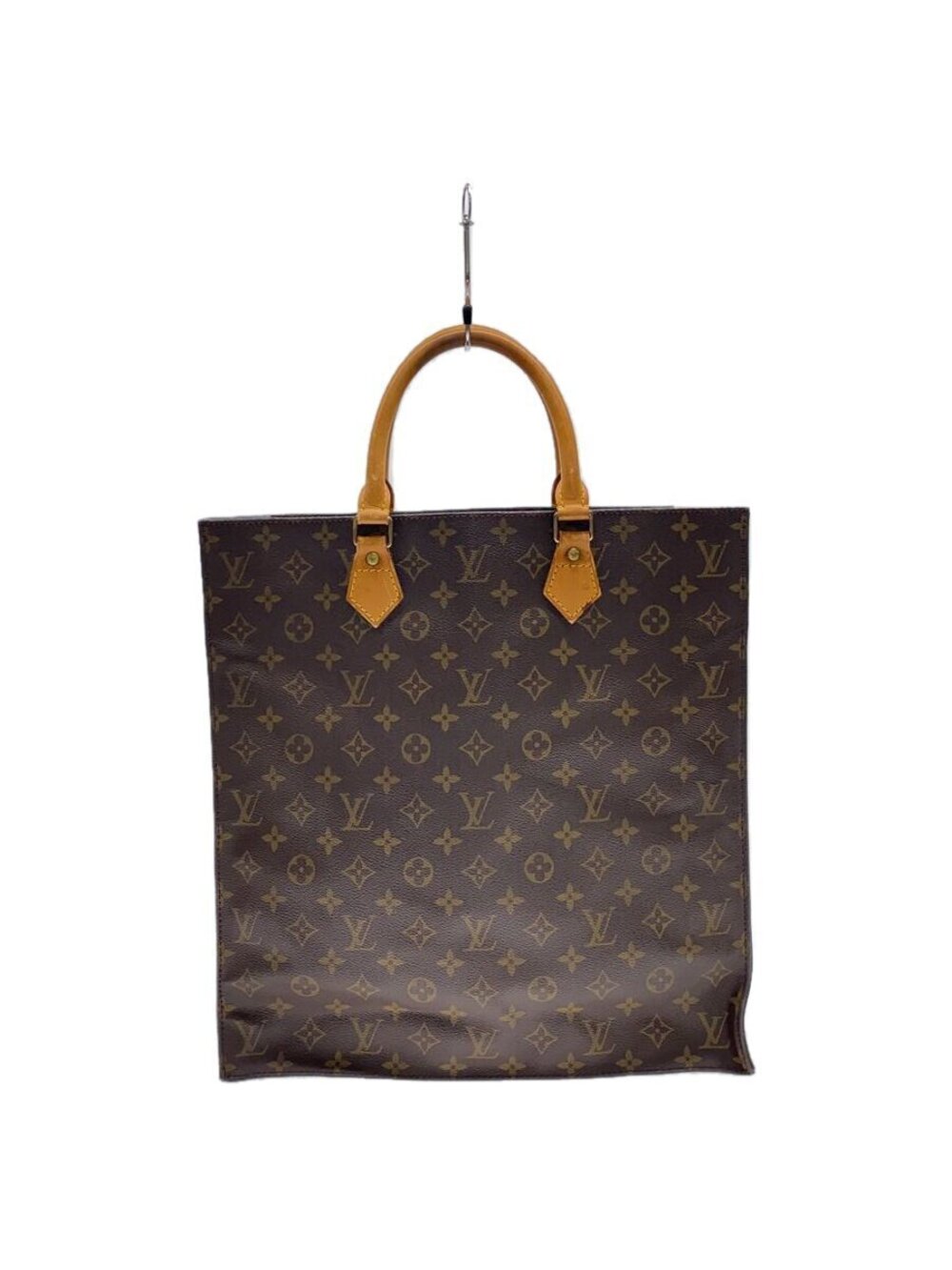 LOUIS VUITTON Sac Plat Monogram Canvas Brown